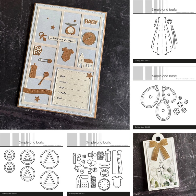 Baby Food Icon - Doopjurk Baby Icoon Craft Metalen Stansmessen