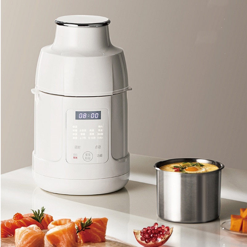 Baby Food Maker - 220V Babyvoedselprocessor Volledig stalen babyvoedselmaker Stomen