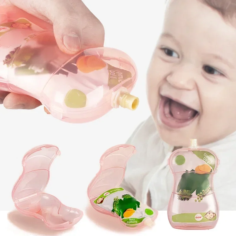 Baby Food Yogurt - Fruitpuree Anti-knijpsdoos Baby Peuter Voedingssupplement Zak
