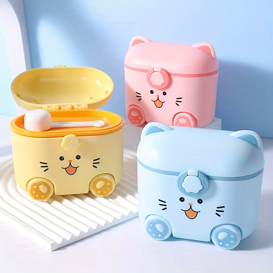 Baby Food Nestle - Leuke kattenmelkpoederdoos met lepel en slot,