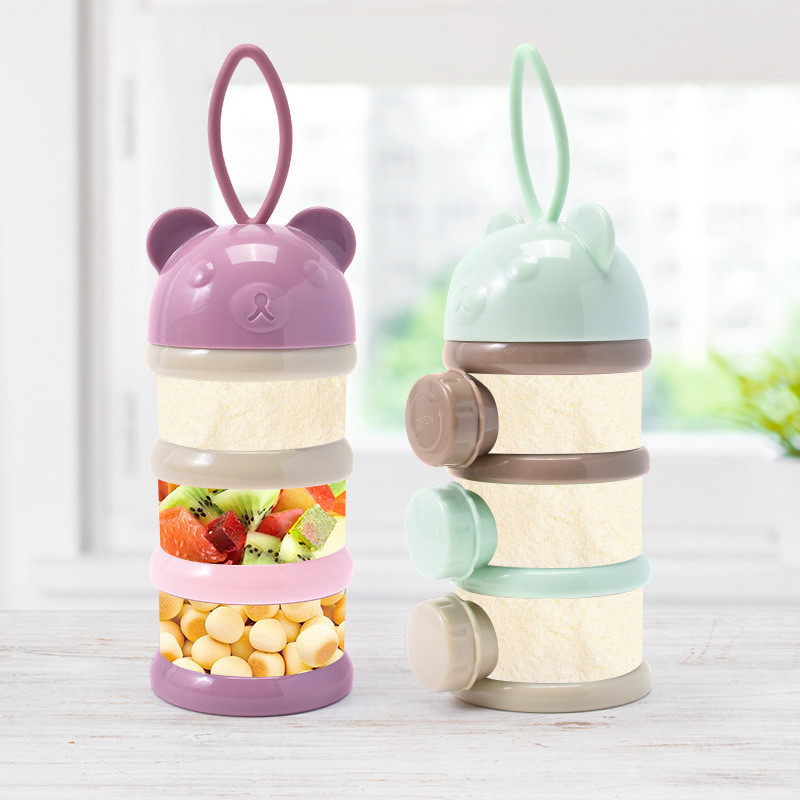 Baby Food Nestle - 3/4 lagen beer babymelkpoedercontainer, draagbare, onafhankelijke