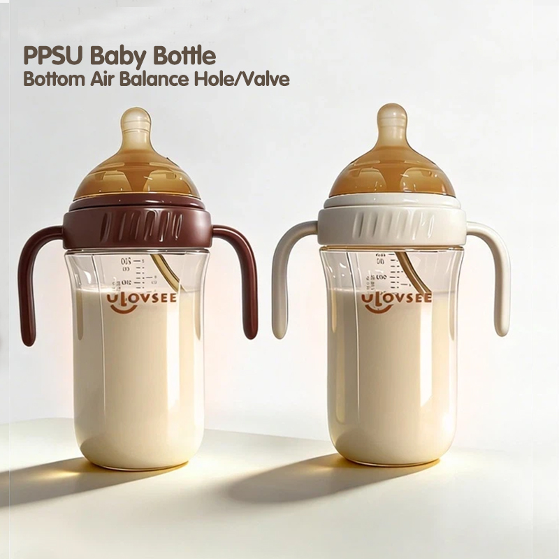 Baby Food Dispensing Spoon - Nieuwe 280ml warmtegevoelige PPSU babyfles met