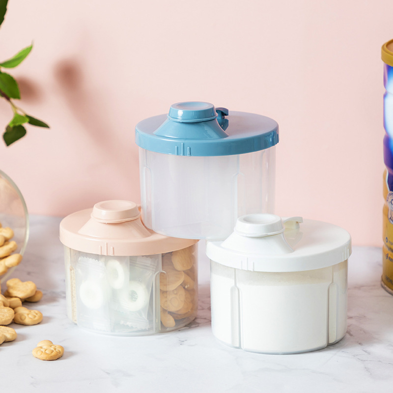 Baby Food Nestle - 1 st draagbare vierlaagse melkpoederdoos, melkpoedercontainer,