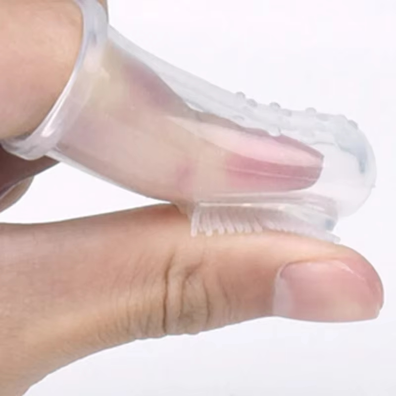 Zachte siliconen vinger-tanden - Baby Food Dogs recensie en prijs