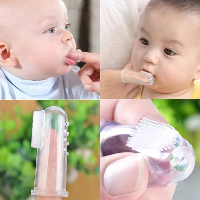 Zachte siliconen vinger-tanden - Baby Food Dogs recensie en prijs