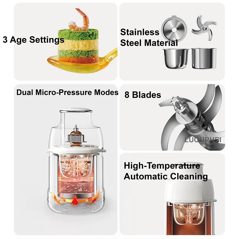 220V Babyvoedselprocessor Voll - Baby Food Maker recensie en prijs