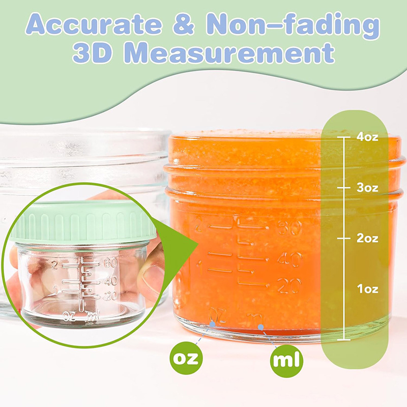 120ml 6 Stuks Food Grade Glaze - Baby Food Yogurt recensie en prijs