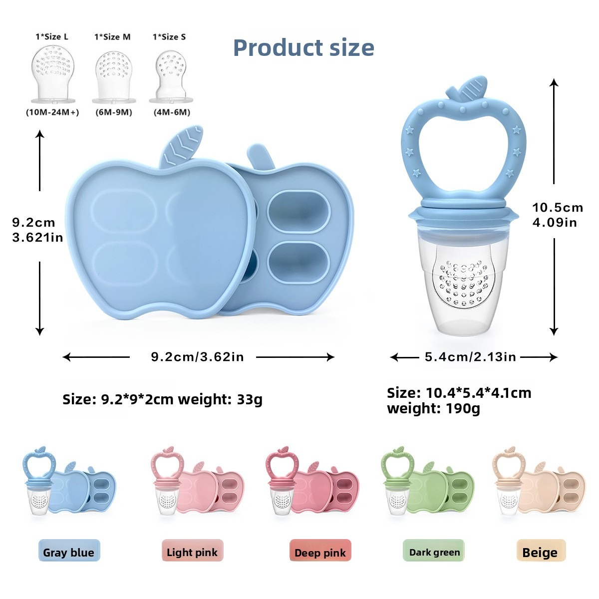 Nieuwe Apple Teething Popsicle - Baby Food Apple recensie en prijs