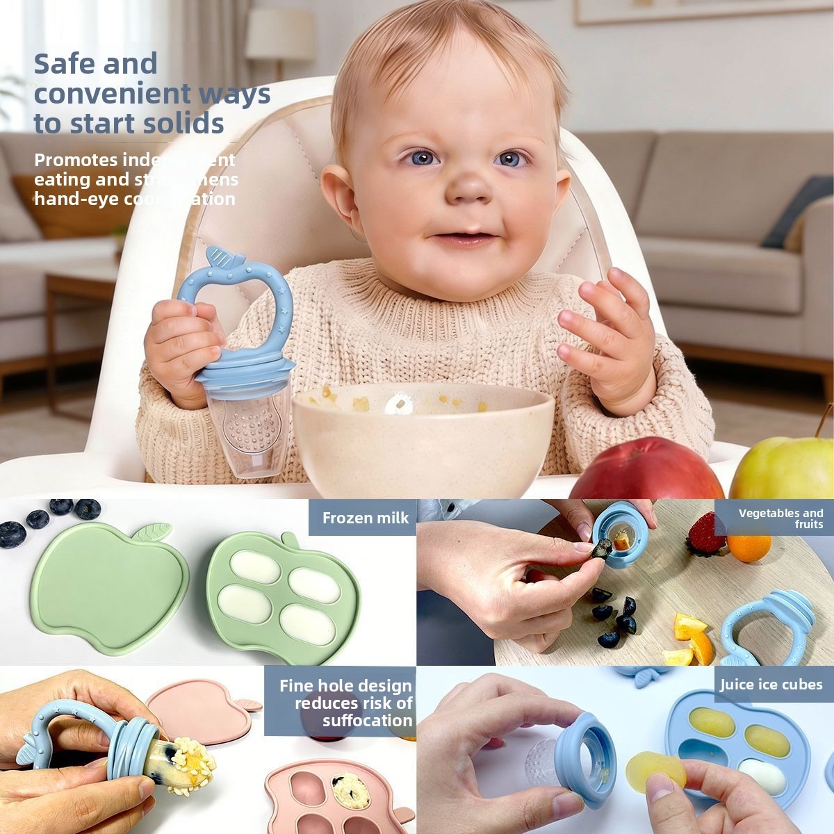 Nieuwe Apple Teething Popsicle - Baby Food Apple recensie en prijs