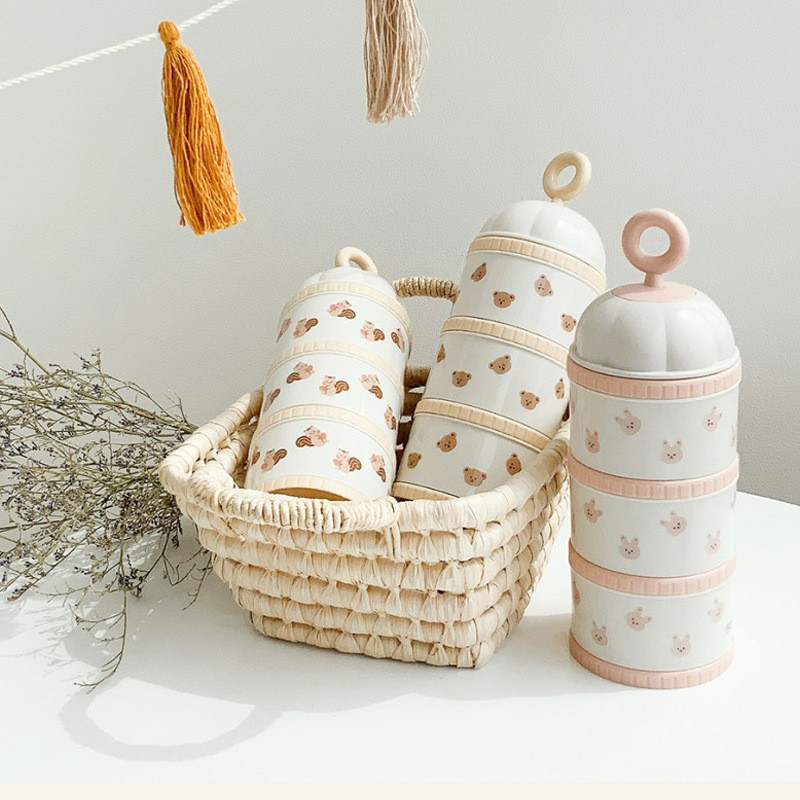 Schattige beer melkpoeder doos - Baby Food Nestle recensie en prijs