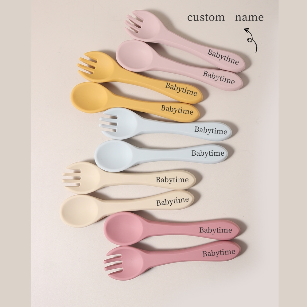 Aangepaste naam 1 paar silicon - Baby Food Bites recensie en prijs