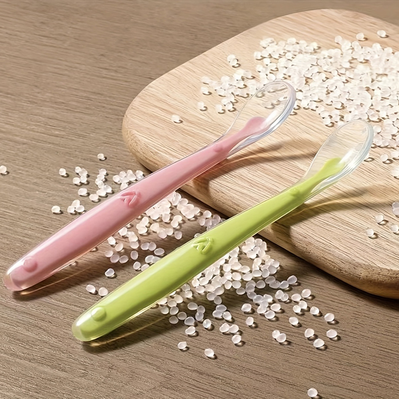 1/2 stuks zachte siliconen lep - Baby Food Dispensing Spoon recensie en prijs