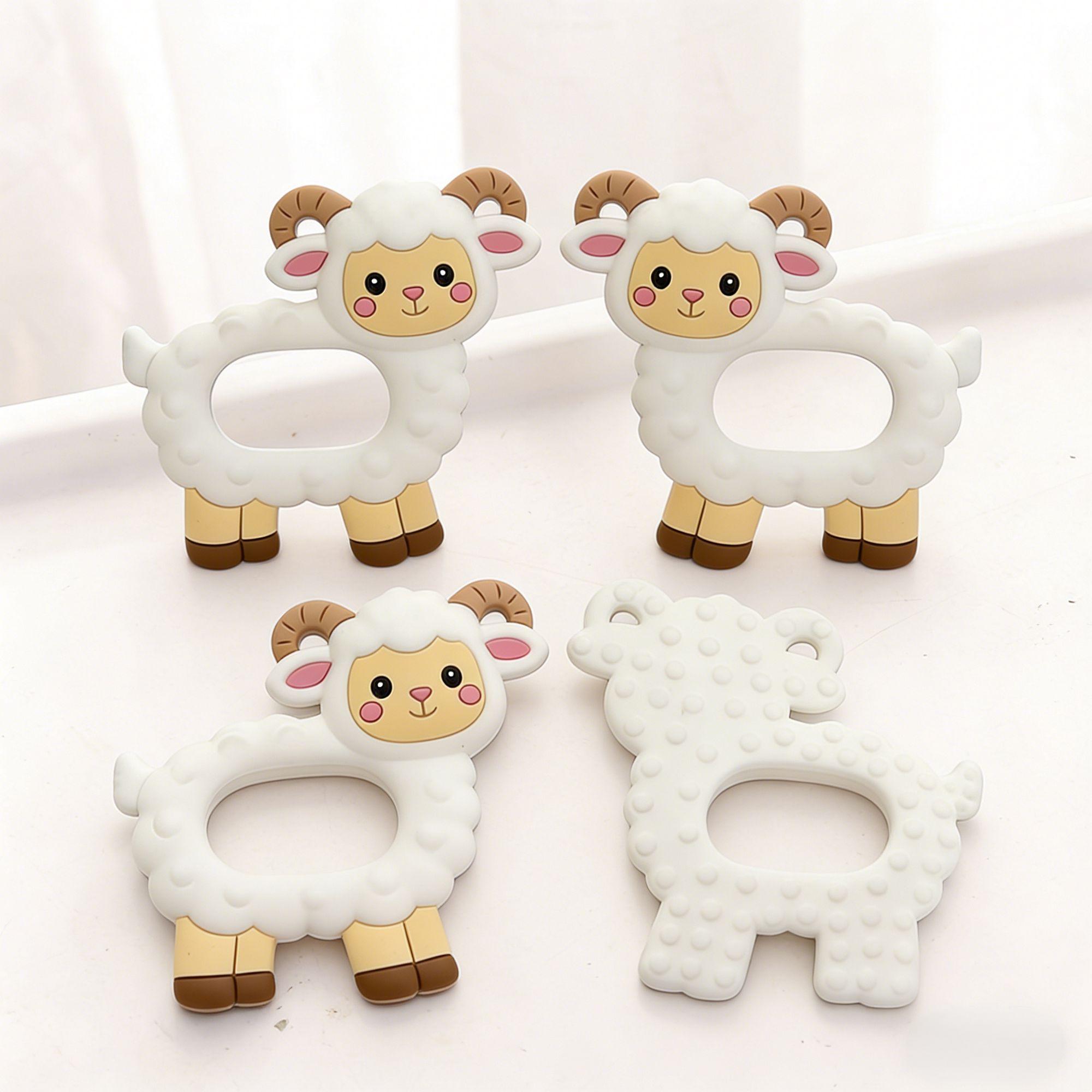 1 stks siliconen bijtring nieu - Baby Food Pacifier recensie en prijs
