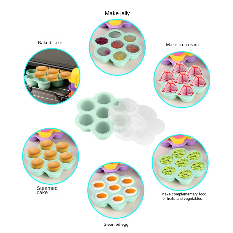 7-delige herbruikbare silicone - Baby Food Bites recensie en prijs