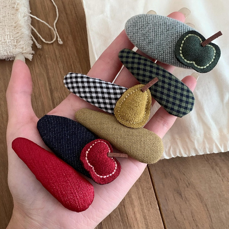 2 stks/set Leuke Apple Haar Cl - Baby Food Apple recensie en prijs
