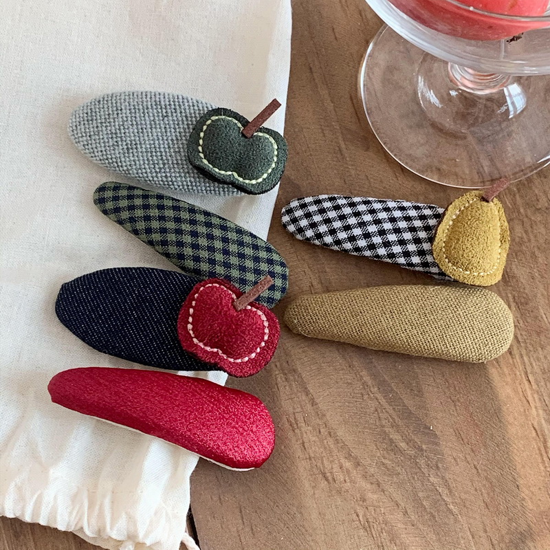 2 stks/set Leuke Apple Haar Cl - Baby Food Apple recensie en prijs
