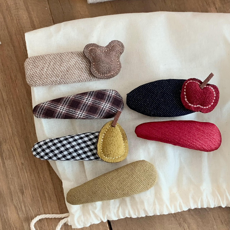 2 stks/set Leuke Apple Haar Cl - Baby Food Apple recensie en prijs