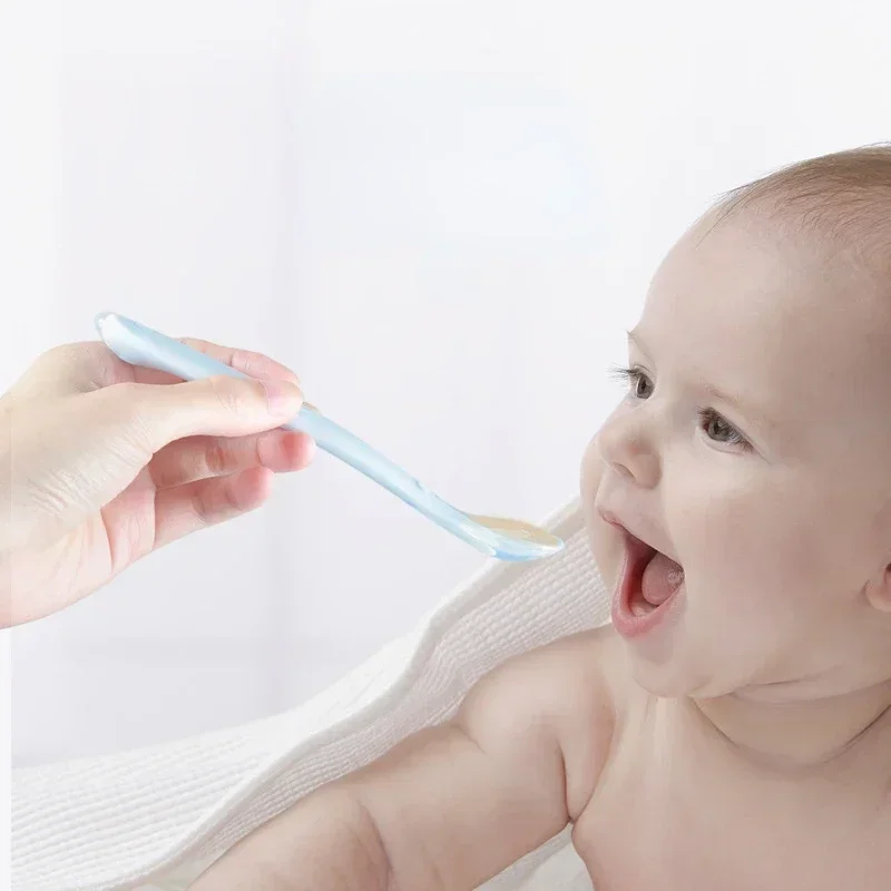 Zachte siliconen babylepel, aa - Baby Food Bites recensie en prijs