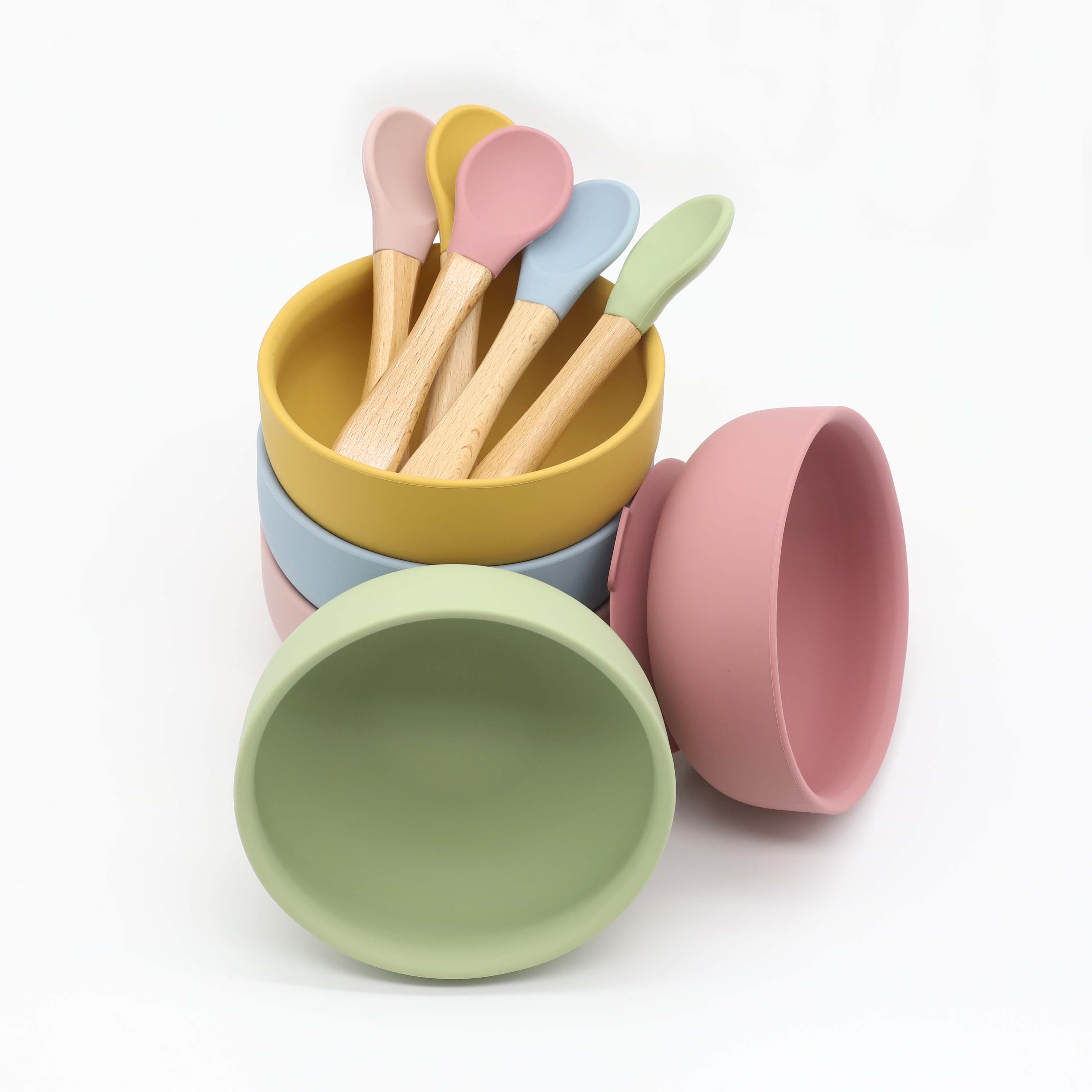 Siliconen kom met zuignap, lep - Baby Food Bites recensie en prijs