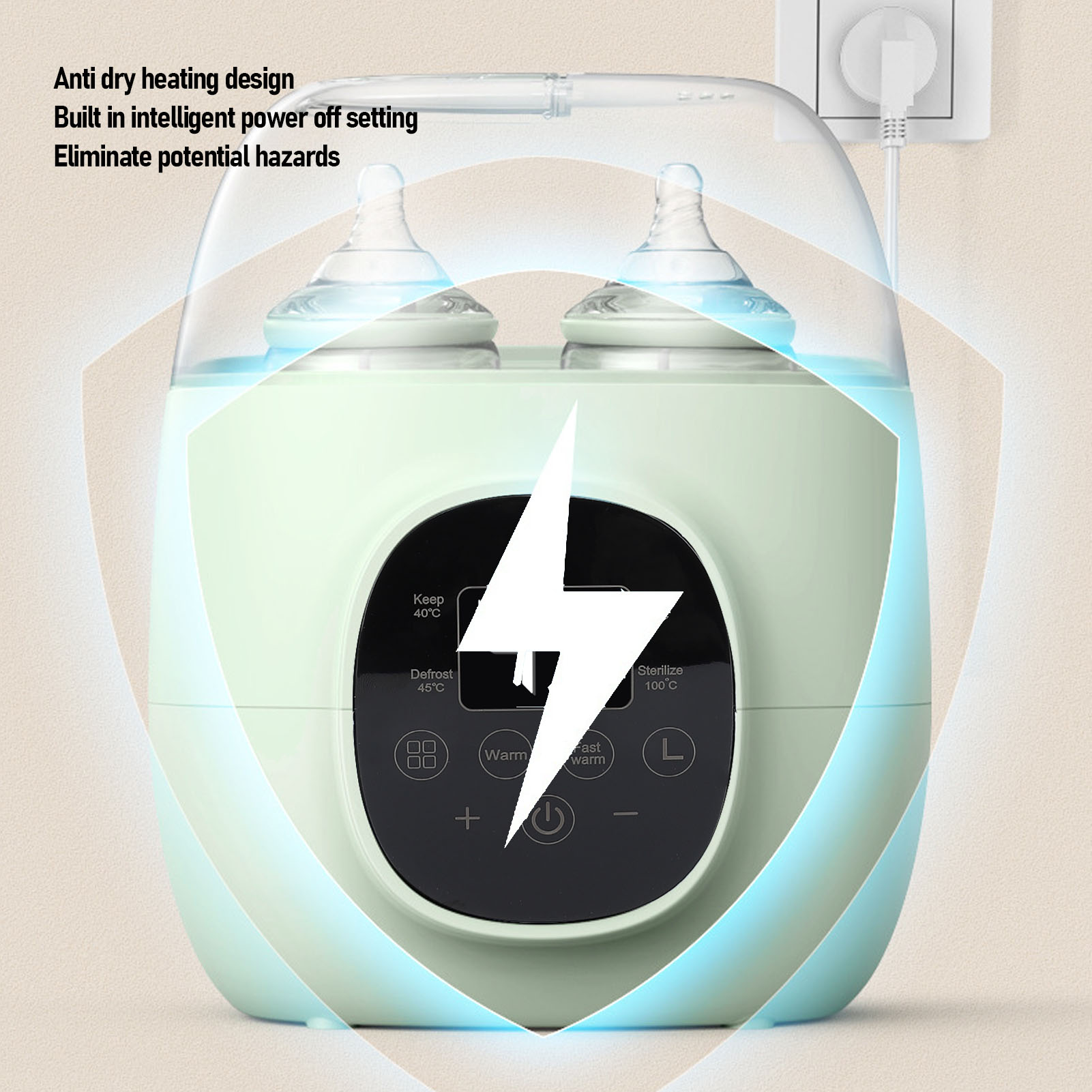 Babyflessenwarmer 200W PP Mult - Baby Food Bottle recensie en prijs