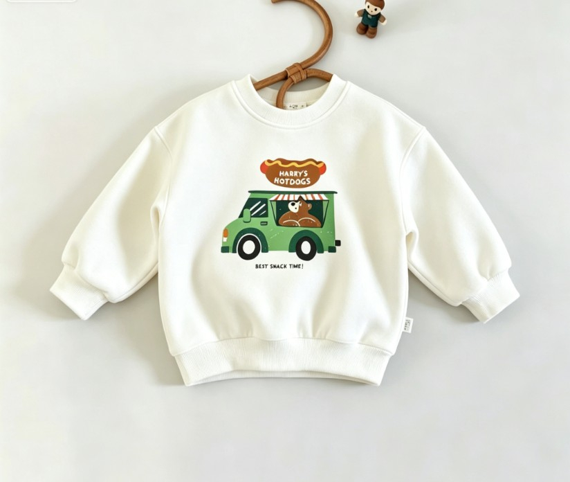 Sweatshirt met ronde hals voor - Baby Food Apple recensie en prijs