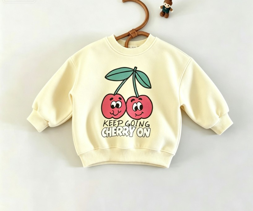 Sweatshirt met ronde hals voor - Baby Food Apple recensie en prijs